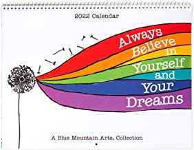 2022 Calendar: Always Believe In Yourself And Your Dreams PB - Blue Mountain Arts